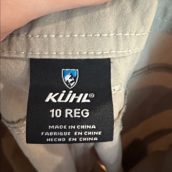 Kuhl Splash Roll-Up Pant Light Khaki Size 10 - Picture 7 of 12
